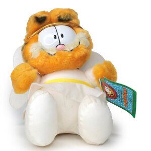 Vintage Christmas Angel Garfield 90s McDonalds Plush.Toy Stuffed Animal Retro